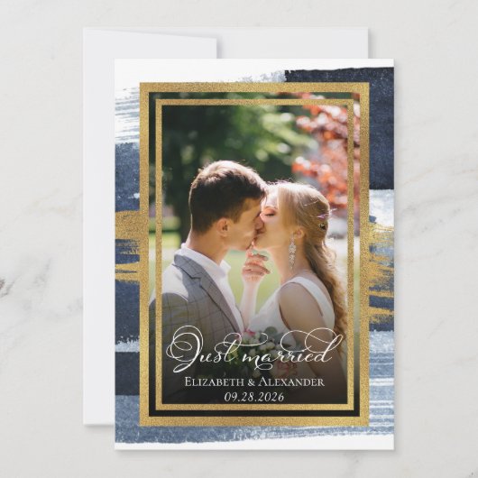 Einladung | Abstrakte Hochzeit (Vorderseite)