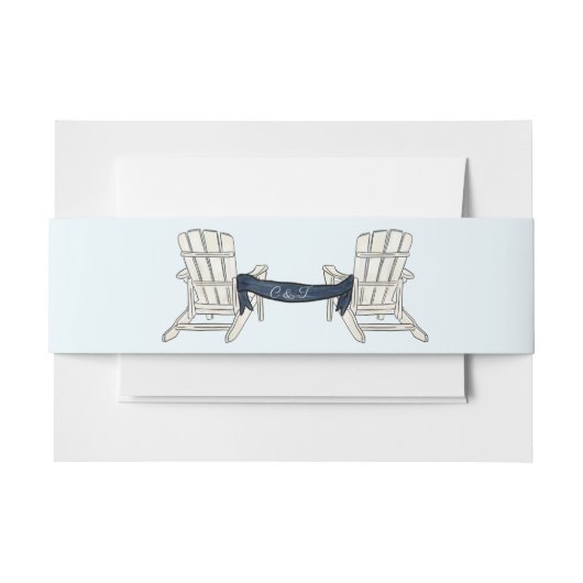 Einladung Adirondack Bauchband Einladungsbanderole (Vorderseite Beispiel)