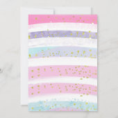 Einladung Afroamerikaner-Prinzessin-Babyparty (Rückseite)