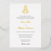 Einladung als Monogramm oder SA Monogramm (Vorderseite)