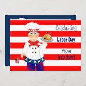 Einladung am Arbeitstag, Koch für Cheeseburger (Vorne/Hinten)