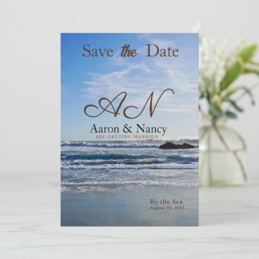 Einladung am Meer (Stehend Vorderseite)