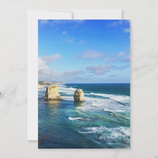 Einladung am Meer (Rückseite)