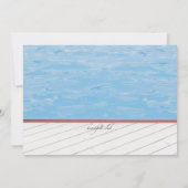 Einladung am Pool (Rückseite)