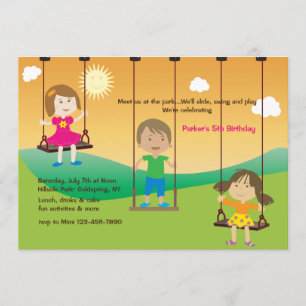 Einladung am Spielplatz