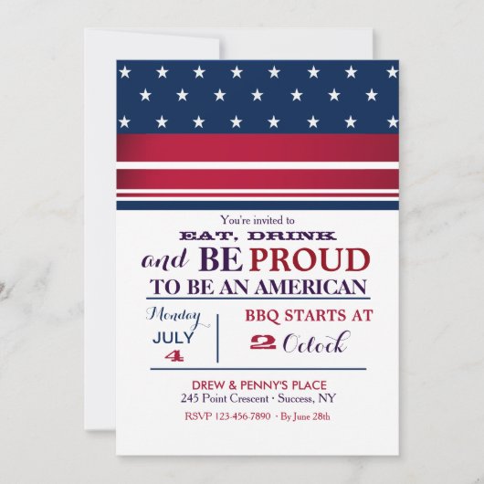 Einladung amerikanischer Stars (Vorderseite)