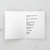 Einladung an Babys, Rosa und Grün zu feiern (Innenseite)