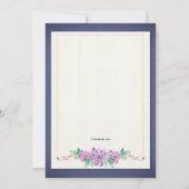 Einladung an den Blumenstränden (Rückseite)