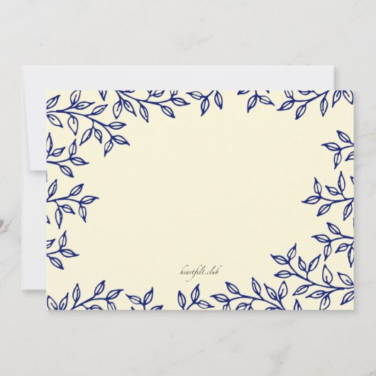 Einladung an der Binnengrenze (Rückseite)