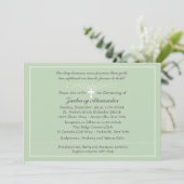 Einladung an der khalkischen Grenze (Stehend Vorderseite)