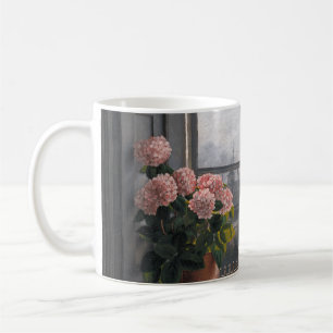 Einladung an der Küste: Open Window & Seascape Kaffeetasse