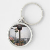 Einladung an der Küste: Open Window & Seascape Schlüsselanhänger (Vorne)