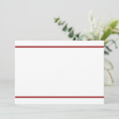 Einladung an der roten Grenze (Stehend Vorderseite)