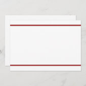 Einladung an der roten Grenze (Vorne/Hinten)