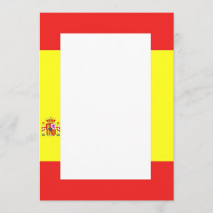 Einladung an die spanische Flagge