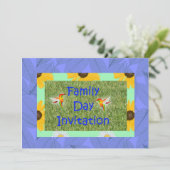 Einladung an einen Familientag mit Kohlbriefen (Stehend Vorderseite)