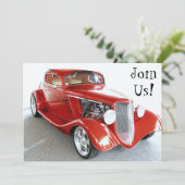 Einladung an Ruhestands-Party, Geburtstag, (Stehend Vorderseite)