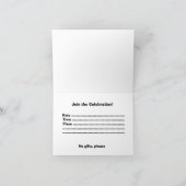 Einladung an Ruhestands-Party, Tastatur (Innenseite)