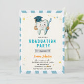 Einladung an Zahnärztin Abschluss (Stehend Vorderseite)