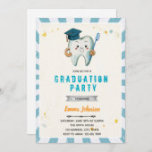 Einladung an Zahnärztin Abschluss (Vorne/Hinten)