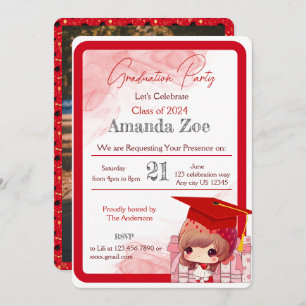 Einladung/Ankündigung der Absolventin Einladung