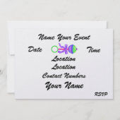 Einladung/Ankündigung Einladung (Rückseite)