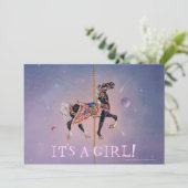 Einladung, Ankündigung - Petaluma Karussell Pferd2 (Stehend Vorderseite)