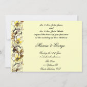 Einladung, Ankündigung und Einladung zur Hochzeit (Rückseite)