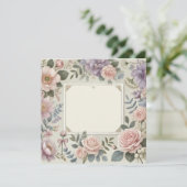 EINLADUNG/ANKÜNDIGUNG VON hübschen PETALEN Einladung (Stehend Vorderseite)