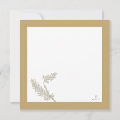 Einladung auf dem Flaxen-Platz (Rückseite)