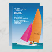 Einladung auf dem Seeweg (Vorne/Hinten)