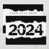 Einladung auf Papier 2024 (Vorne/Hinten)