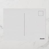 Einladung auf Postkarte (Rückseite)