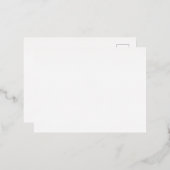 Einladung auf Postkarte (Vorderseite/Rückseite)