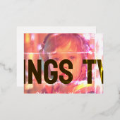 Einladung auf Postkarte (Vorderseite/Rückseite)