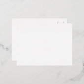 Einladung auf Postkarte (Vorderseite/Rückseite)