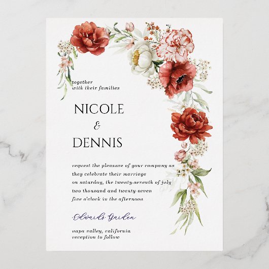 Einladung auf Postkarte (Vorderseite)