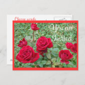 Einladung auf Postkarte oder Ankündigung anpassen (Vorne/Hinten)