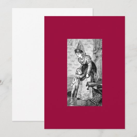 Einladung aus dem Mittelalter (Vorne/Hinten)