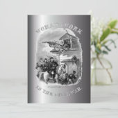 Einladung aus dem zivilen Krieg (Stehend Vorderseite)