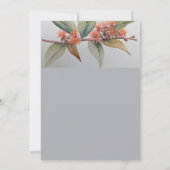 Einladung australischer Gumnut-Blume (Rückseite)