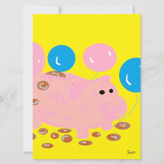 Einladung / Babydusche (Vorderseite)