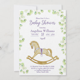 Einladung Babydusche mit charmanten Designs.