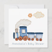 EINLADUNG: BABYDUSCHE: SPIELBAHN EINLADUNG (Vorderseite)