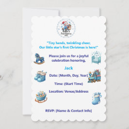 Einladung-Baby's Erste Weihnachtsfeier Party Einla Einladung