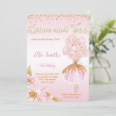 Einladung Ballerina (Stehend Vorderseite)
