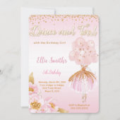 Einladung Ballerina (Vorderseite)