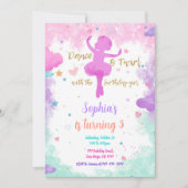 Einladung Ballerina (Vorderseite)