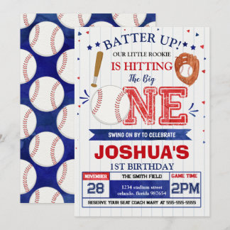 Einladung Baseball zum Geburtstag