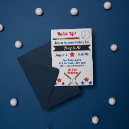 Einladung Baseball zum Geburtstag